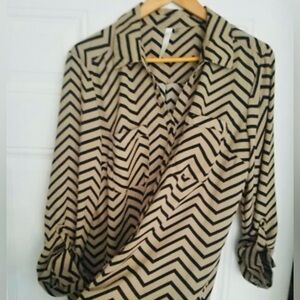 Chevron Patterned Lightweight Women's Top Camisole